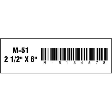 Accuform MAGNETIC LABEL HOLDER 6 INCH 2 12 in  X LMS695 LMS695